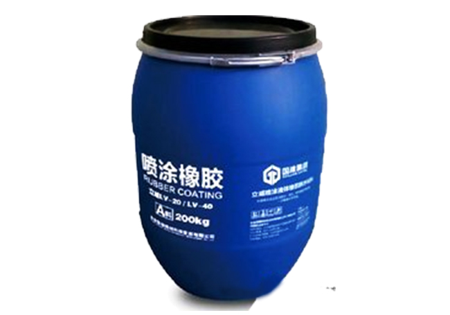 立威雙組份機(jī)械噴涂高彈速凝橡膠